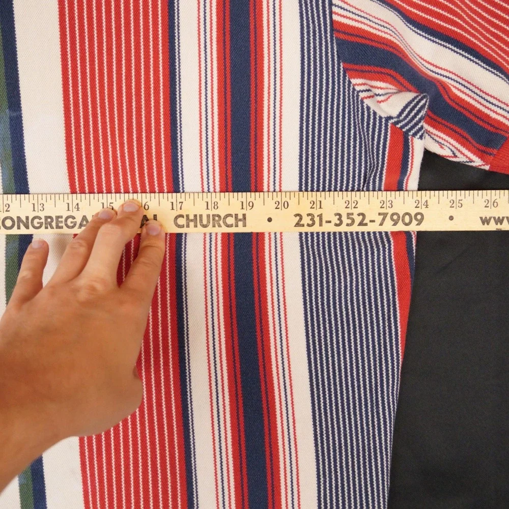 Polo Ralph Lauren Polo Mens XL Multi Stripe Vintage Made in USA Cotton